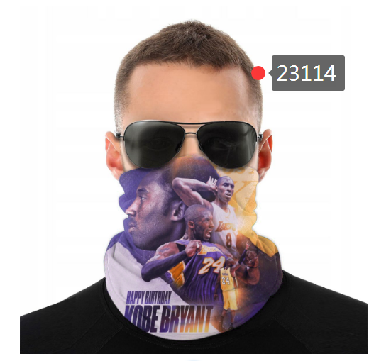 NBA 2021 Los Angeles Lakers #24 kobe bryant 23114 Dust mask with filter->->Sports Accessory